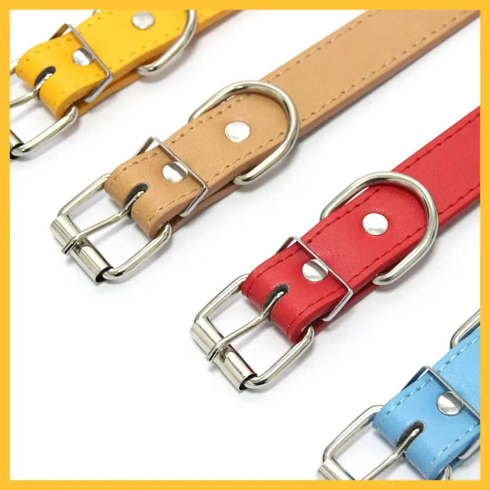 Pet Collar Dog Collar ZoeRax Custom Pet Cat Dog Leather Puppy Collars For Small Medium Dogs Target Personalized Id Name