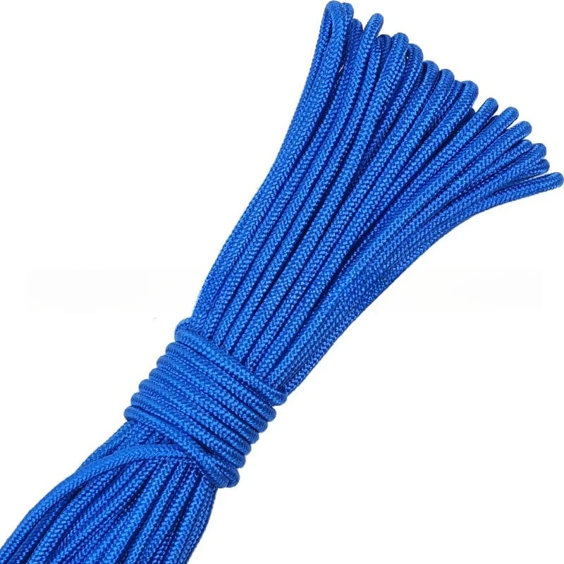 12가지 색상 3mm 우산끈 DIY 다기능 우산끈 팔찌 목걸이 우산끈 키체인 포함 직조 펜던트