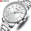CURREN 8430 Classic Fashion Men's Quartz Watch Luminous Simple Gold Stainless Steel Business Casual Watches for Men reloj hombre 1