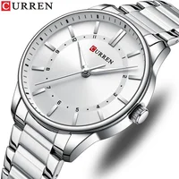 CURREN 8430 Classic Fashion Men's Quartz Watch Luminous Simple Gold Stainless Steel Business Casual Watches for Men reloj hombre 1