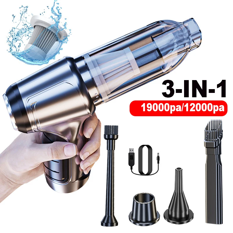 High Power Lithium Battery Vacuum Cleaner, Three in One Suction and