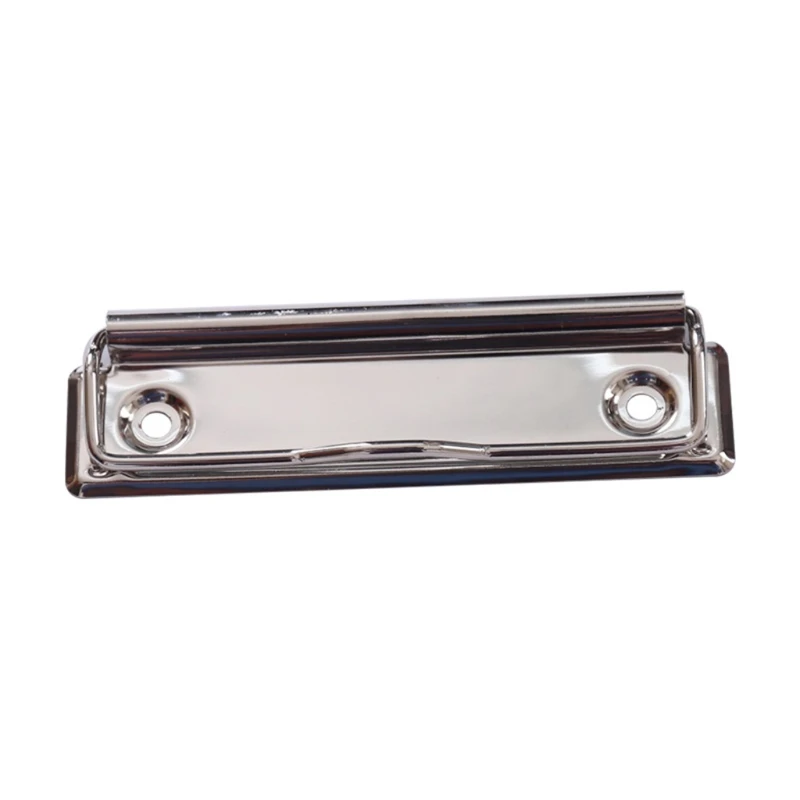

Mountable Metal Clipboard Clips Spring Loaded Surface Mount Handle with Rubber Feet Hardboard Clamps Office Supplies