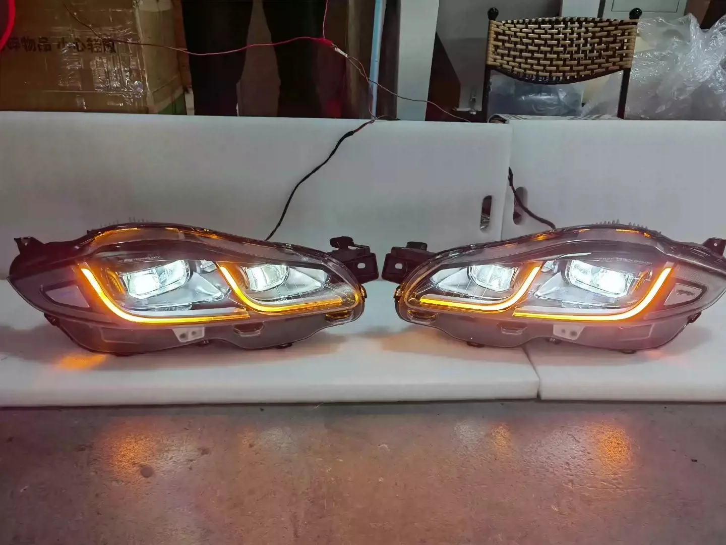 Front headlamp Full Led Headlight for Jaguar XJ L Daytime Running DRL