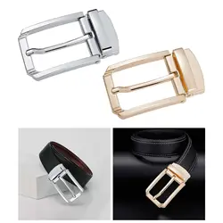 Metal Belt Buckle Business Belt Accessories for 33mm-34mm Belt Classic for Leather Strap Replacement Mens Womens Pin Belt Buckle