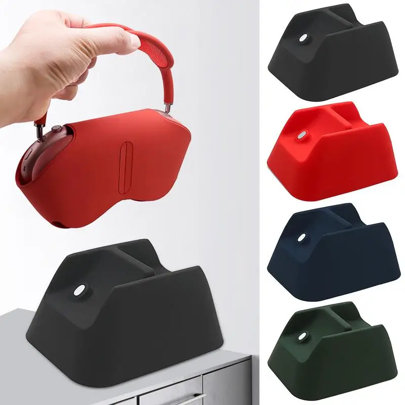 Supporto Di Ricarica In Silicone Supporto Per Cuffie Da Tavolo Per Air-Pods Max Dock Stand Station Base Di Ricarica Da Tavolo In Silicone Air-Pods