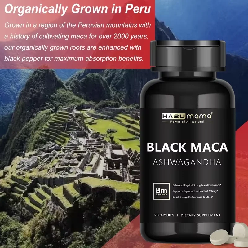 Male Enhancing Supplement with Black Maca