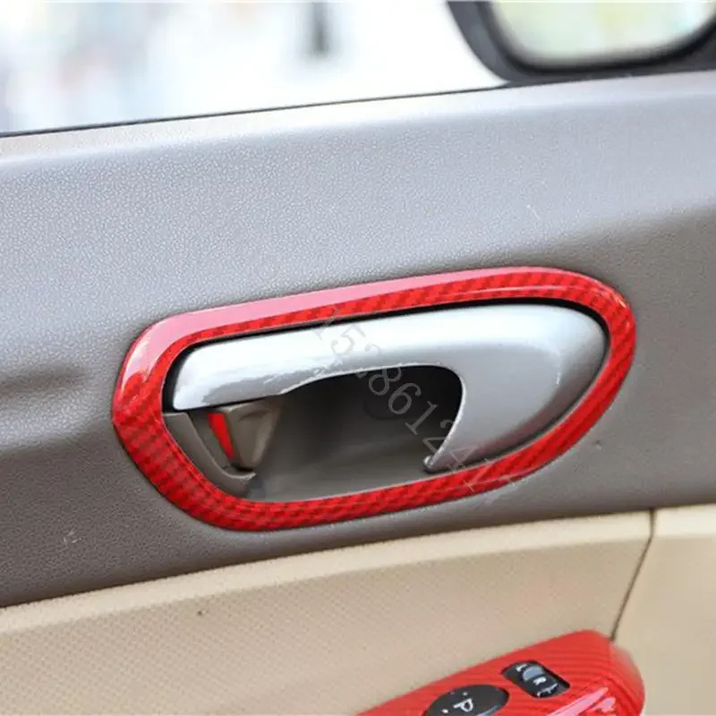 

Inner Door Handle Frame Cover Trim Mouldings Accessories For Honda Civic 8th 2006 2007 2008 2009 2010 2011 Car Stickers