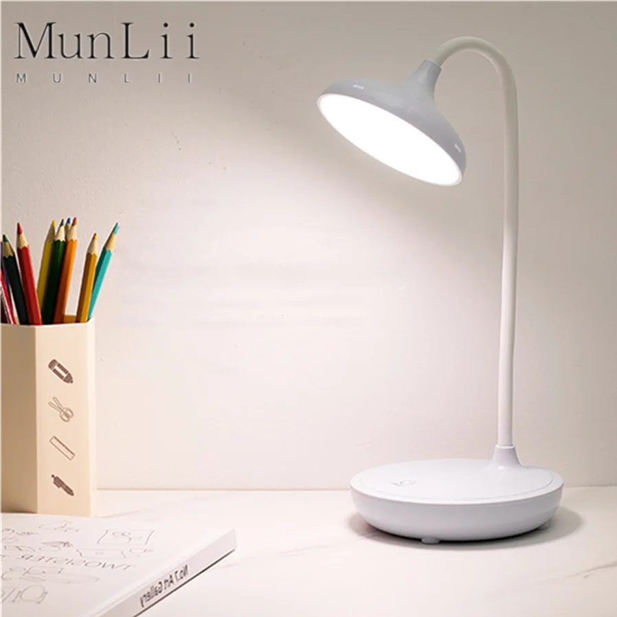 MunLII LED Eye Protection Desktop Lamp USB Powered 1