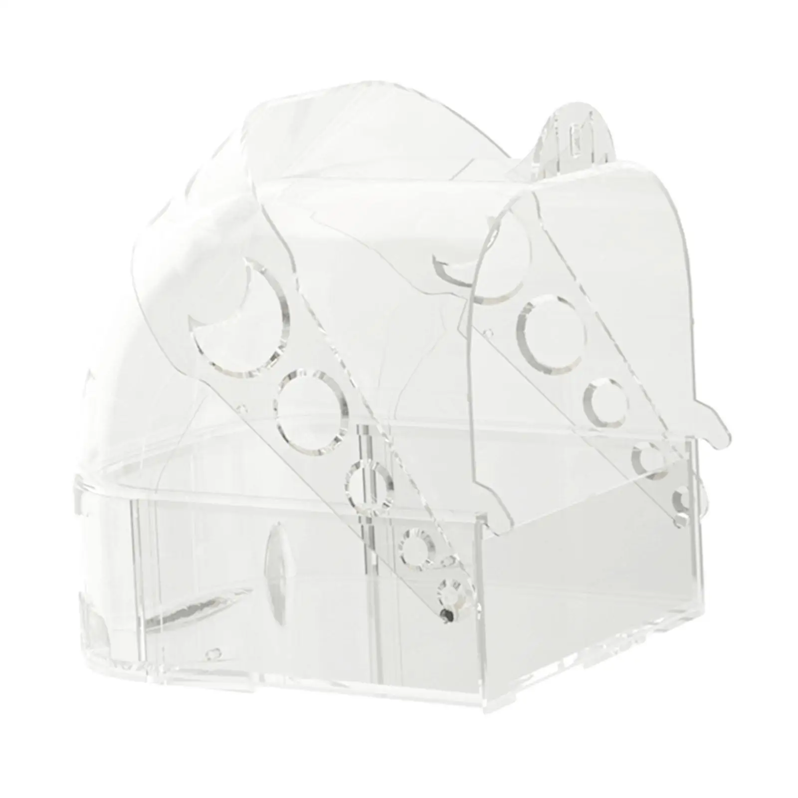 Pet Bird Bath Box Cage Accessories Portable No Leaks Hanging Bird Bathtub for