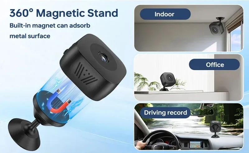 Mini HD Camera 1080P WiFi Wireless Monitoring Security Protection Remote Monitor Camcorders Video Surveillance Smart Home Image 5