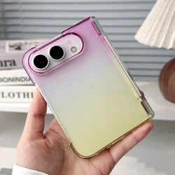 Gradient Color Ultra Slim Hard Phone Case with Transparent Hinge Protection and Matte Finish - iPhone Duo (Purple Liu Jin DK)