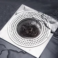 Stainless Steel Floor Drains Kitchen Food Slag Bathroom Mesh Sink Filter Strainer Hair Catcher Stopper Home Metal Drain Plugs 3