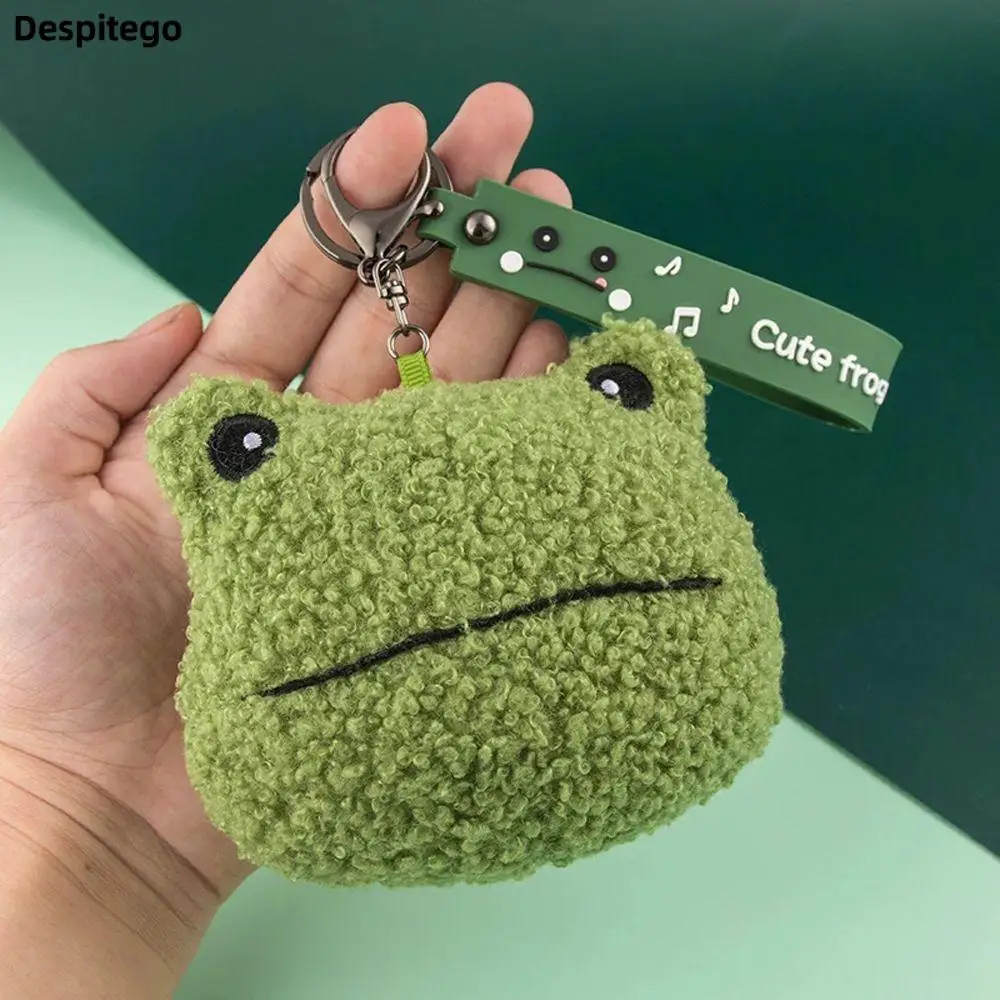 Cute Frog Plush Keychain & Coin Purse – Mini Storage Bag For Earphones, Cards, Coins, & More - View #4