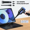 Electric Compressed Air Duster 500W Powerful Air Blower Cleaner Portable Duster Blower for PC Screen Computer Keyboard Cleaning 5