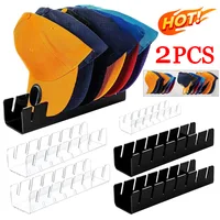 Hat Stand for Baseball Caps Acrylic Hat Organizer for 7 Baseball Caps Hat Storage Display Holder for Bedroom Closet Dresser 1