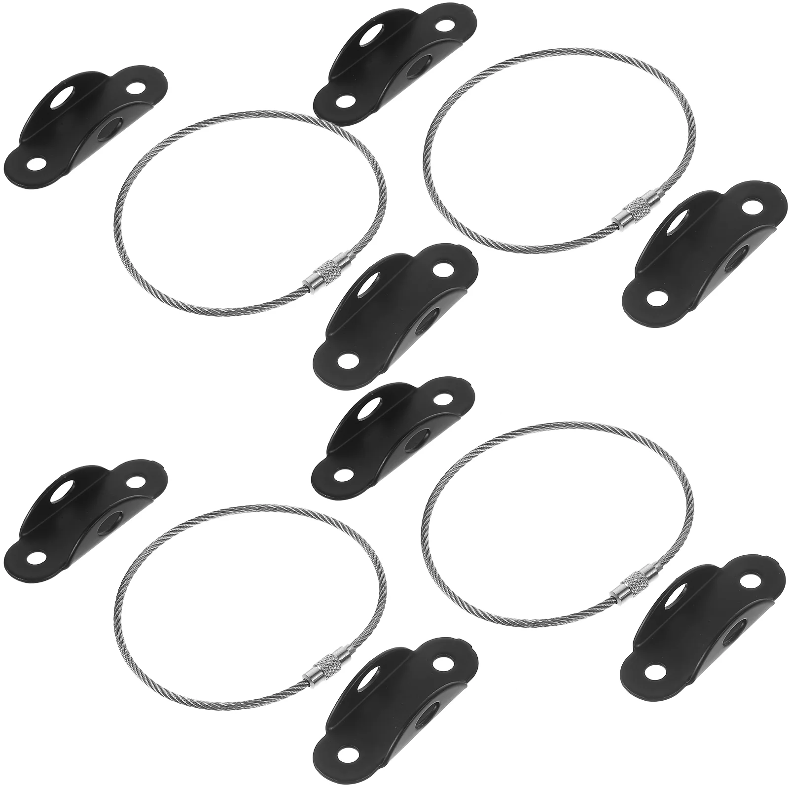 Furniture Fall Preventer Baby Proofing Kit Anchors to Wall for Dresser Strap Safety Bookcase Anti Tip Straps 4 Sets furniture wall anchors