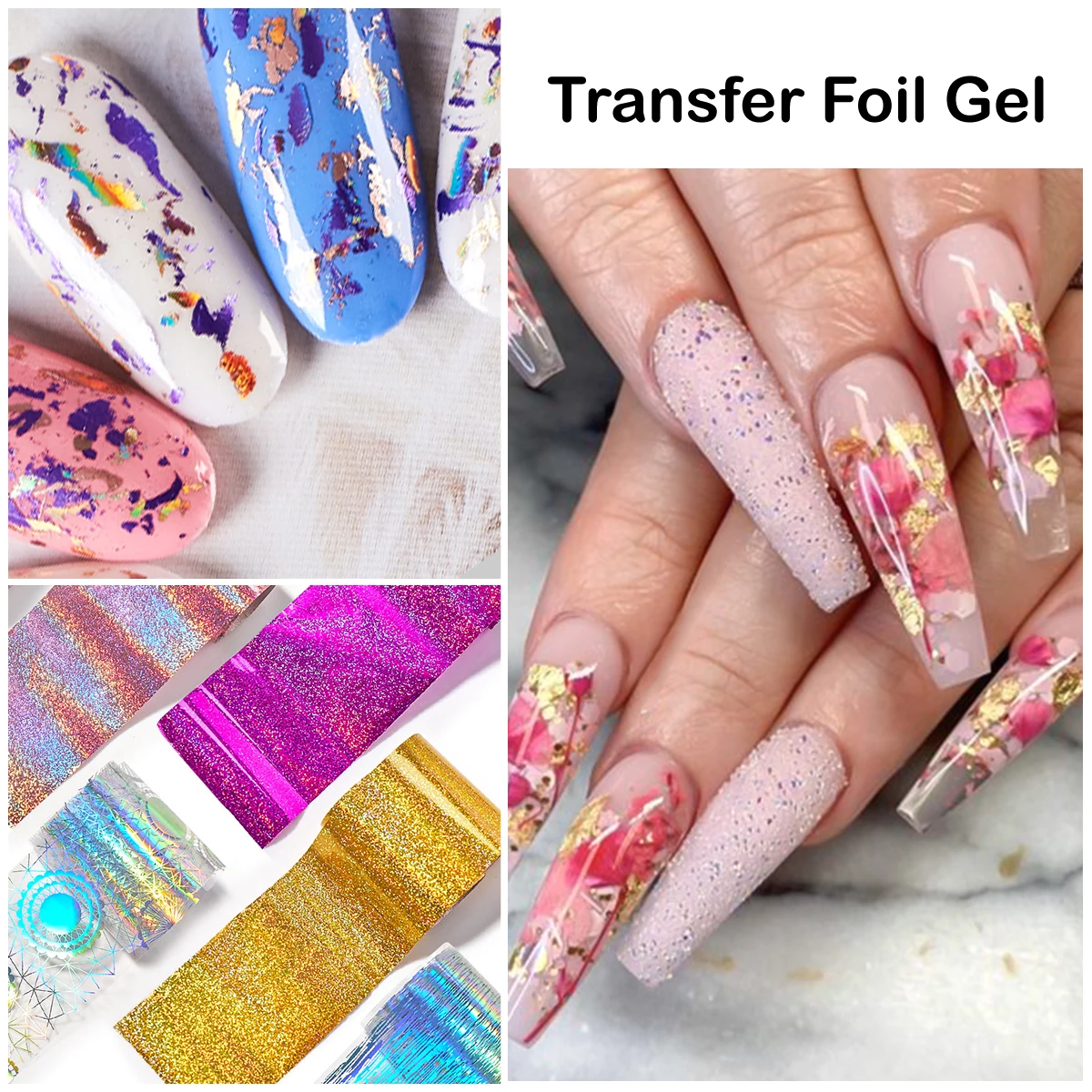 8ml 전사지 젤 네일 폴리쉬 투명 빠른 전사 패턴 UV LED 경화 네일 용품 매니큐어 살롱 품질 빠른 건조