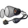 220V Pet Reptile Heating Cage Cover Ceramic Heat Lamp Ceramic Coop Heater Kit Heater Guard for Chicken Lizard Turtle Brooder 5