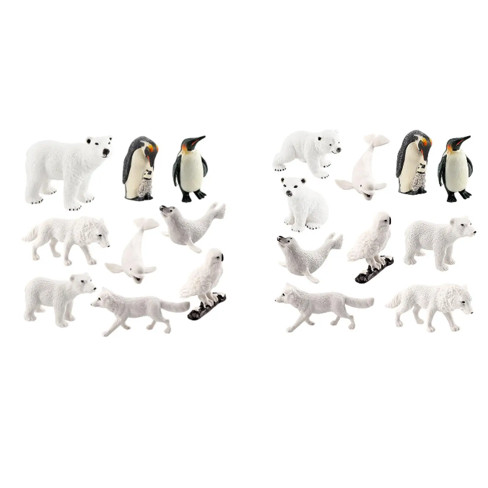 Simulation Lifelike Animal Playset for Gift Shelf Decor Kids Educational Toy