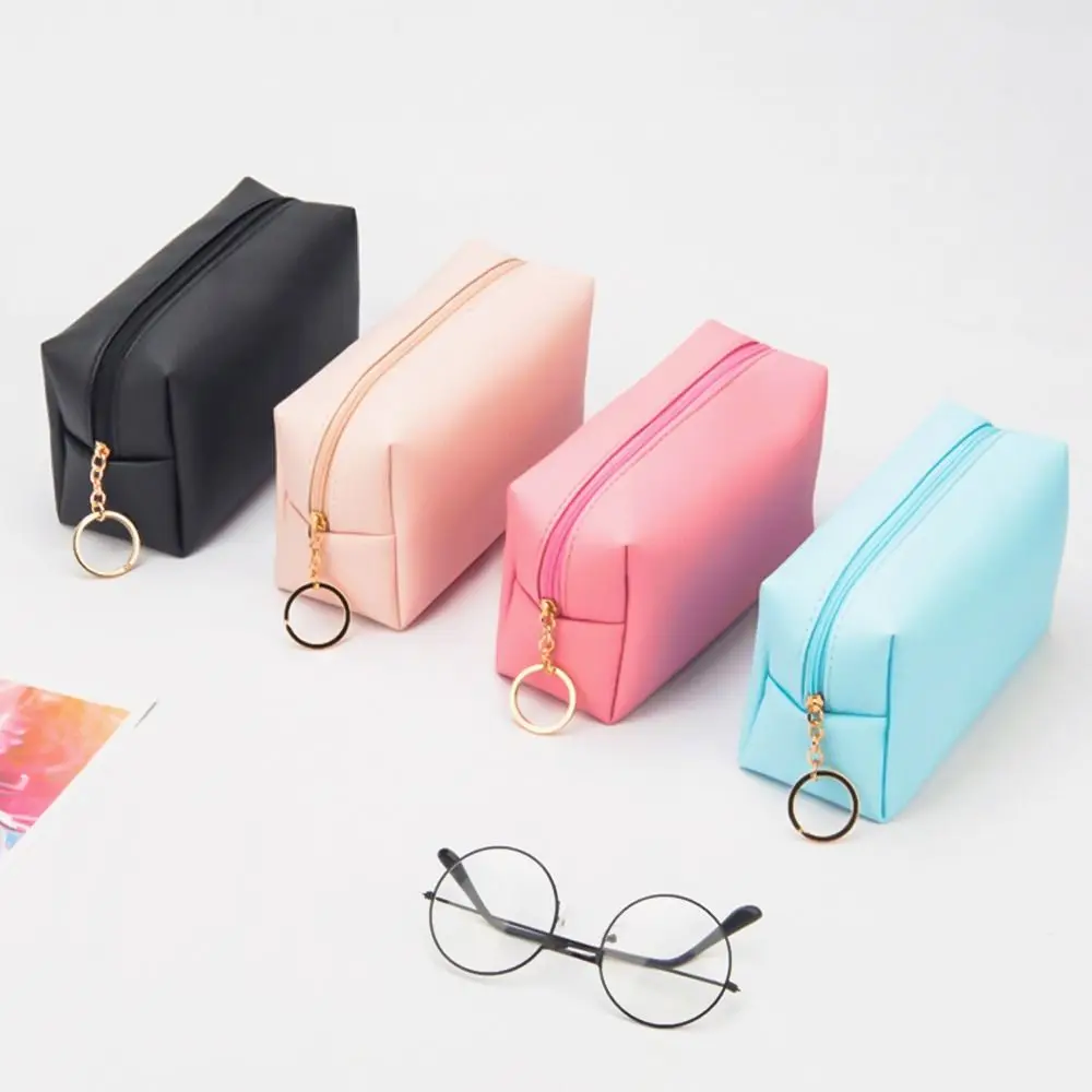 

Портативная однотонная Бытовая сумка для мытья, сумка для макияжа, сумка для хранения, косметичка