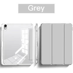 Versatile iPad Case with Pencil Holder and Stand Functionality for iPad Air 7 M3 2025 (Gray)