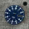 28.5mm 5 SPORTS Pilot Watch Dial Suitable for NH36/4R36 Movement Custom Watch S5 logo Accessories SNZG11