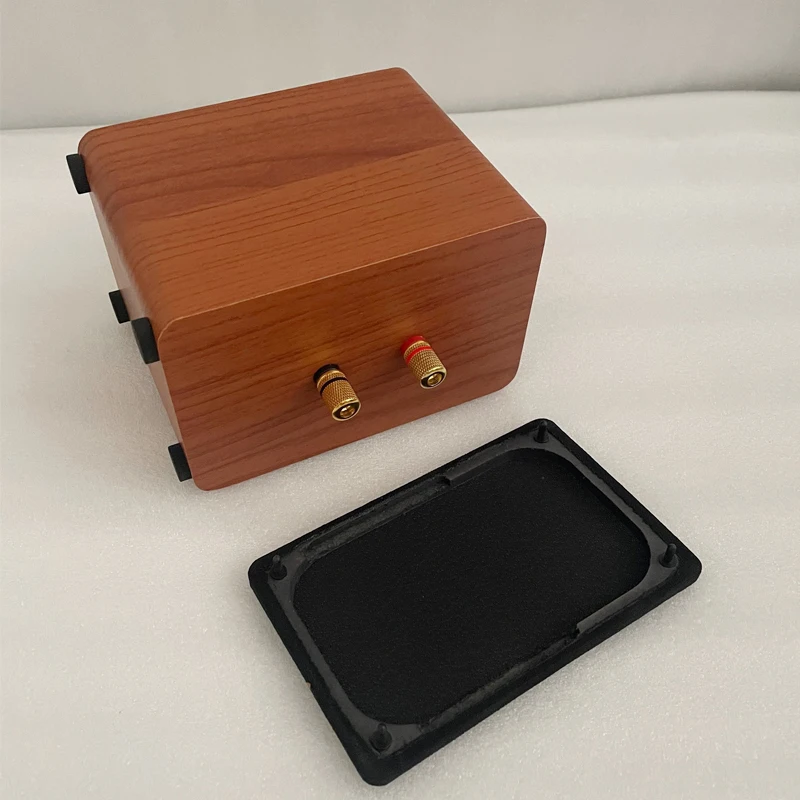 Diy Bookshelf Speaker Box Hifi Áudio de Madeira Chassis Passivo Amplificador Home Case Pequeno 25 - Image 4