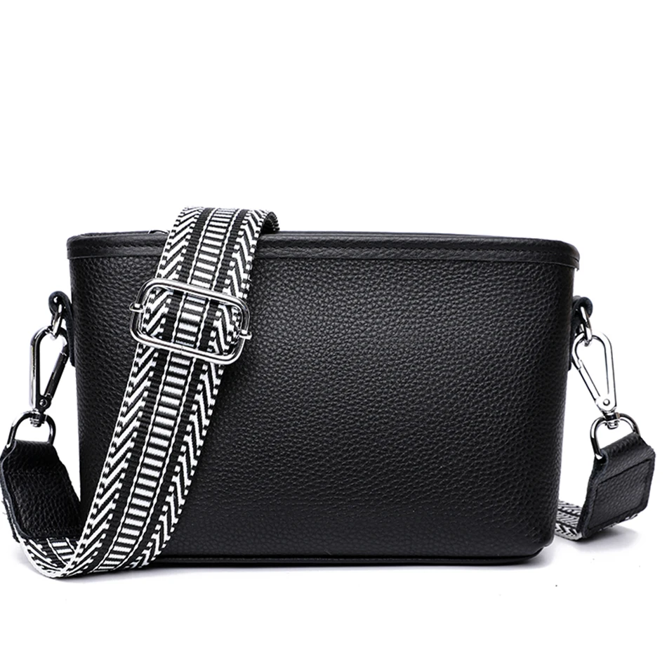

Luxury Genuine Leather Shoulder Sac New Women Bag Designer Fashion Solid Purses Croosbody Bag Ladies Casual Messenger Bags 2023