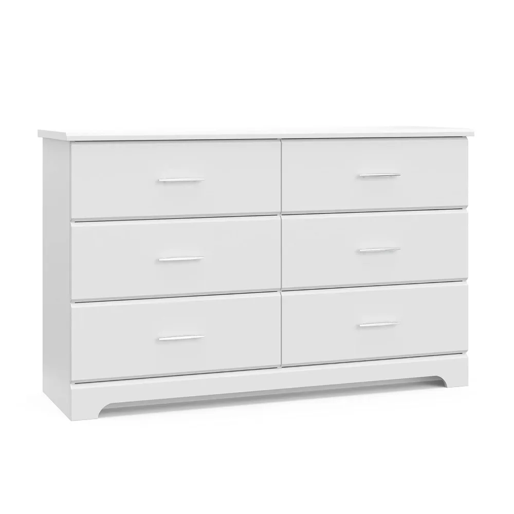 

Living Room Cabinet 6 Drawer Double Dresser Chest of Drawers Free Shipping Storage Locker Shelf Cabinets Furniture Home