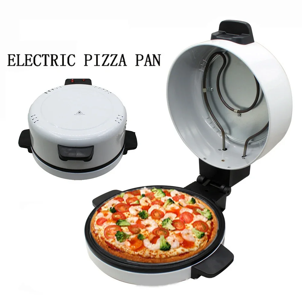 Horno de Pizza eléctrico portátil para interiores, bandeja para Pizza de  pan de carne con luz indicadora, Pizza horneada con piedra en casa, mango  de tacto frío - AliExpress, image size:1000x1000