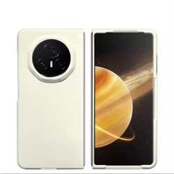 Silky Soft Touch Liquid Silicone Matte Folding Case - Anti-Fingerprint Armor Cover for Magic V3 (Beige White)