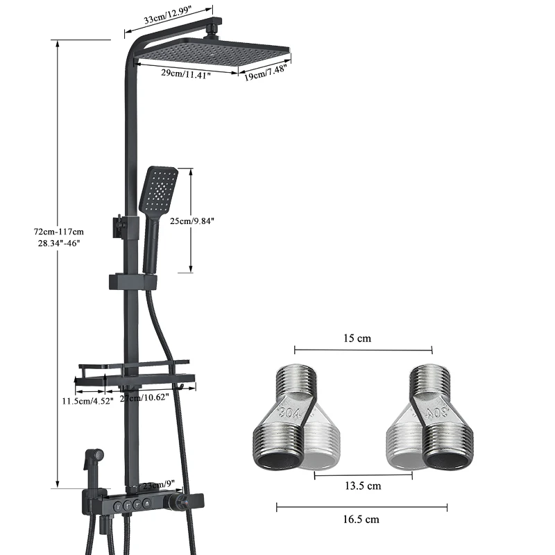 Thermostatic Shower Faucet Digital Display Bathroom Tap Set Shower System Rainfall Mixer Modern Bathroom bathroom shower faucet set bathroom faucet
