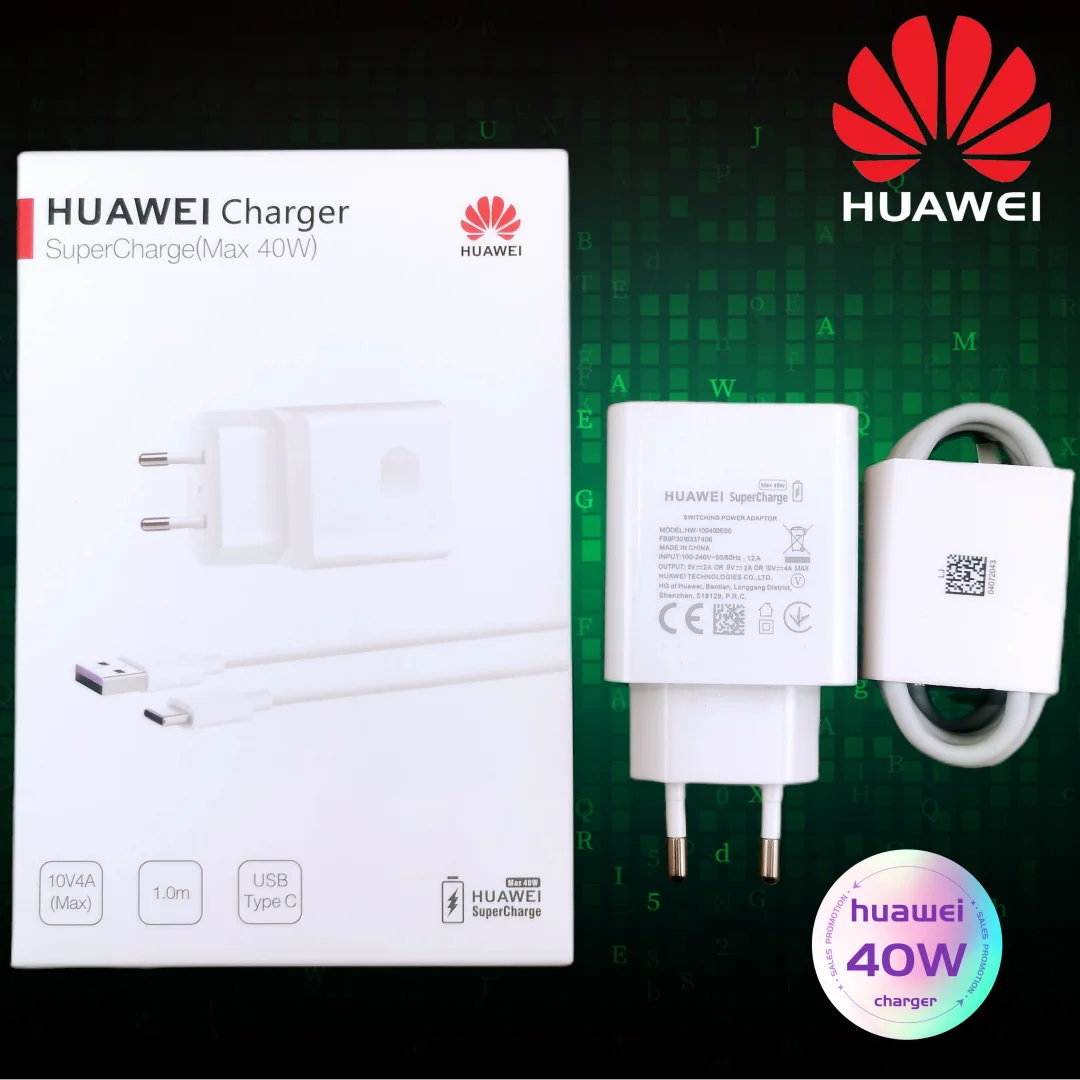 Huaweinova11iCharger40WOriginalFastChargeSuperchargeEUAdapter