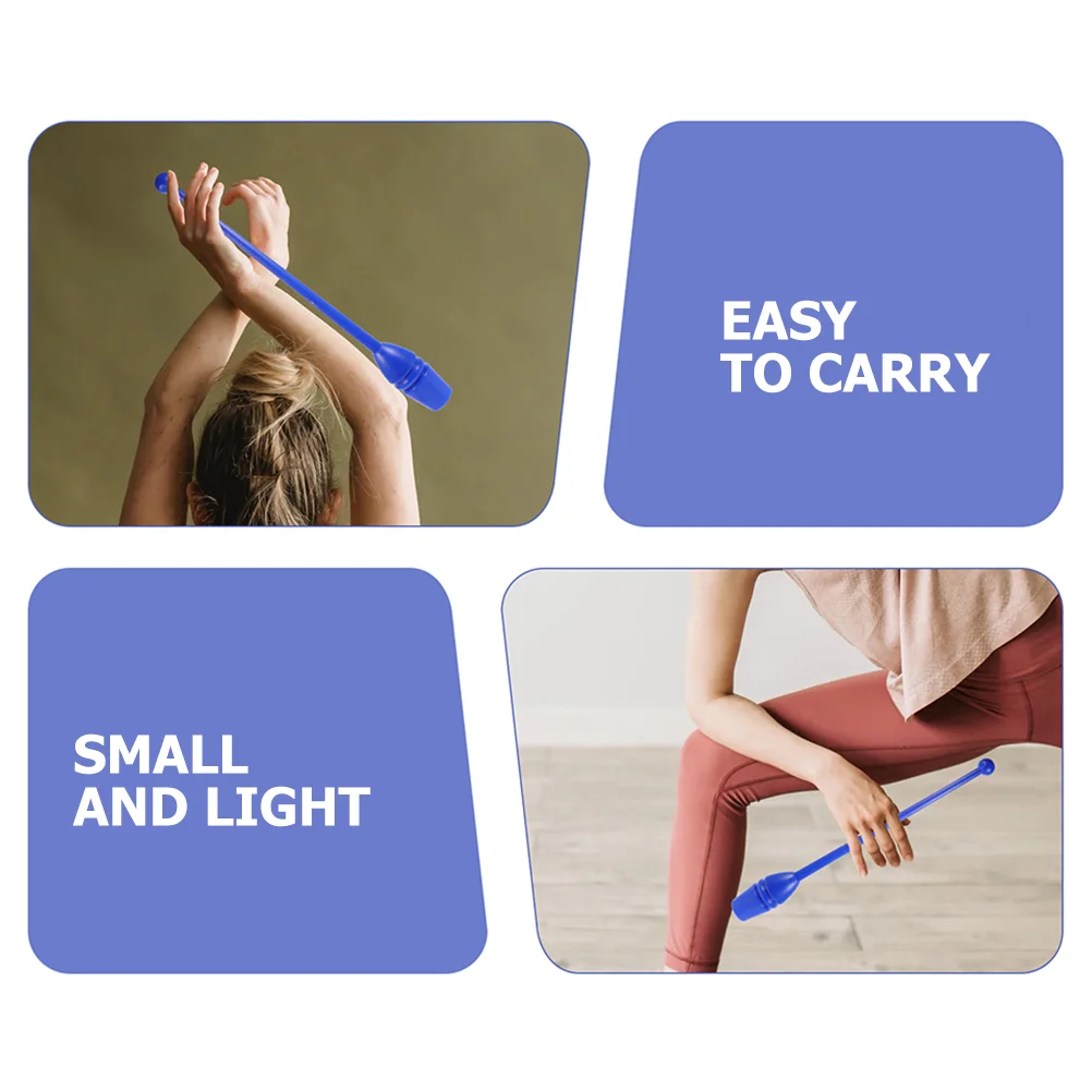2pcs Calisthenics Stick Artistic Resin Pole Colorful Gymnastic for Gym gymnastics stick
