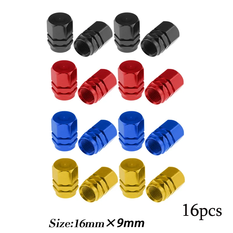 12 Tappi Valvole Pneumatici In Lega Alluminio - Copristelo Antipolvere Per Auto, Moto, Bici - Foto 7