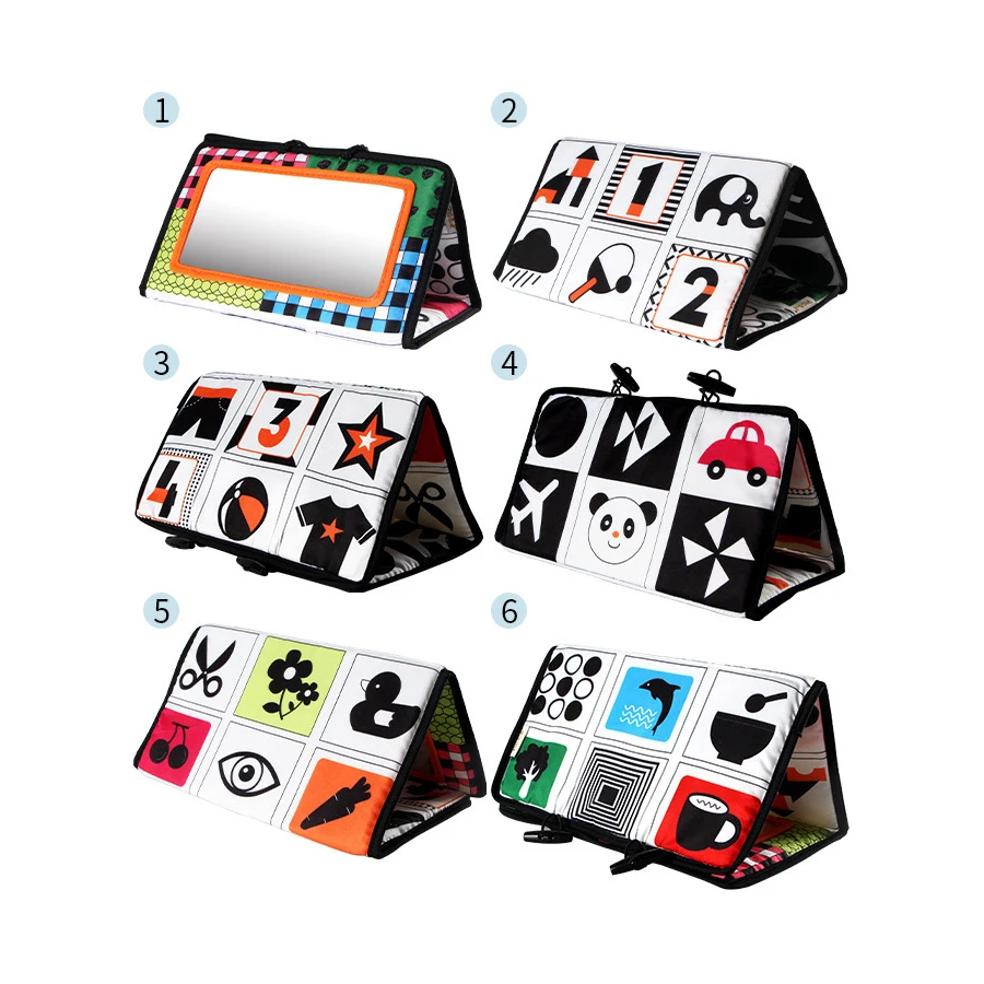 Foldable Baby Crib Soft Activity Book 3