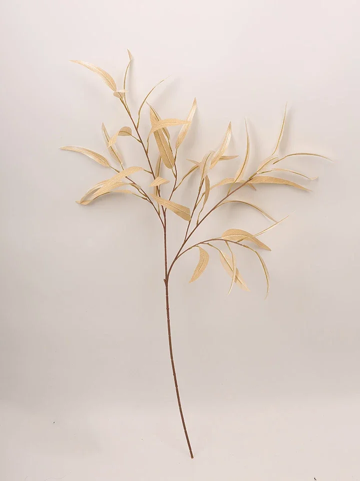 Elegant Willow Leaf Artificial Floral Branch for Decorative Display and Events