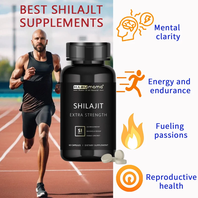 Shilajit Resin Supplements Powerful High-Purity Original to Improve Performance