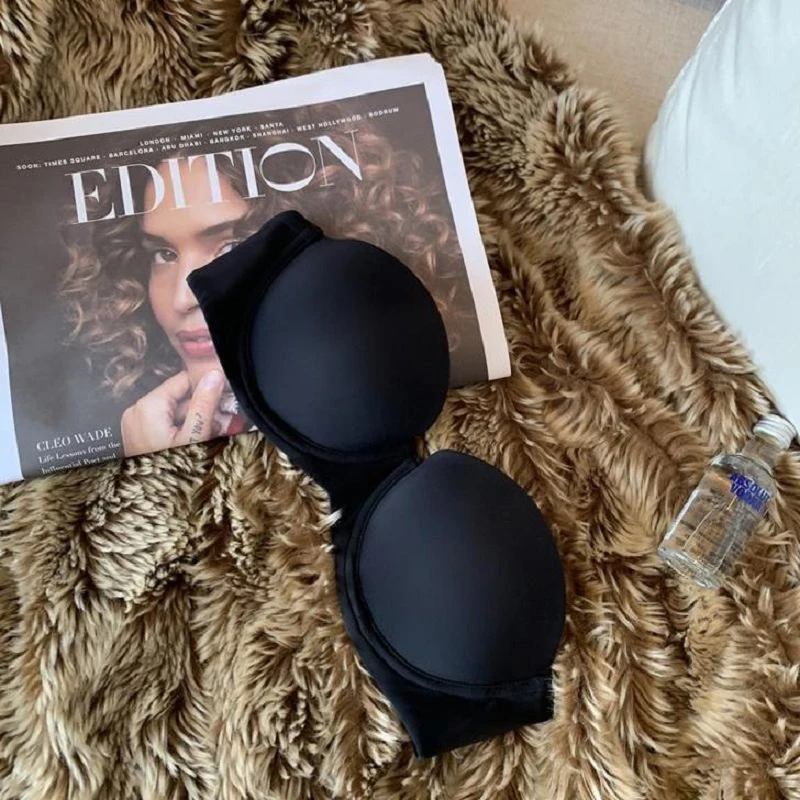 Summer Sexy Women's Bra Simple Soft Thin Pad Bralette Invisible Brasiere Sexy Lingerie Seamless Bras 2024 New Push Up Underwear 5