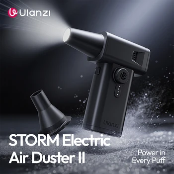 Ulanzi AD02 STORM Electric Air Duster II Powerful Blower for Camera Computer Keyboard Pet House Car Interior Photograph Tools