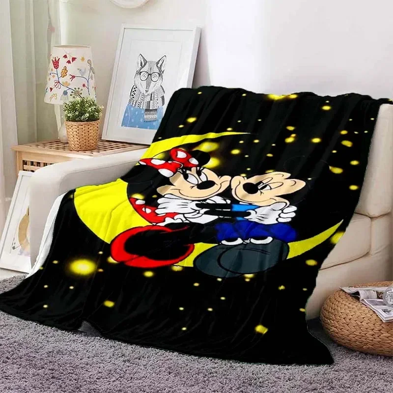 thumbnail image 1 of Manta ligera con estampado de Mickey Minnie de Disney para sala de estar, dormitorio, habitación de los niños, manta cálida, regalo de Navidad, 1 of 5