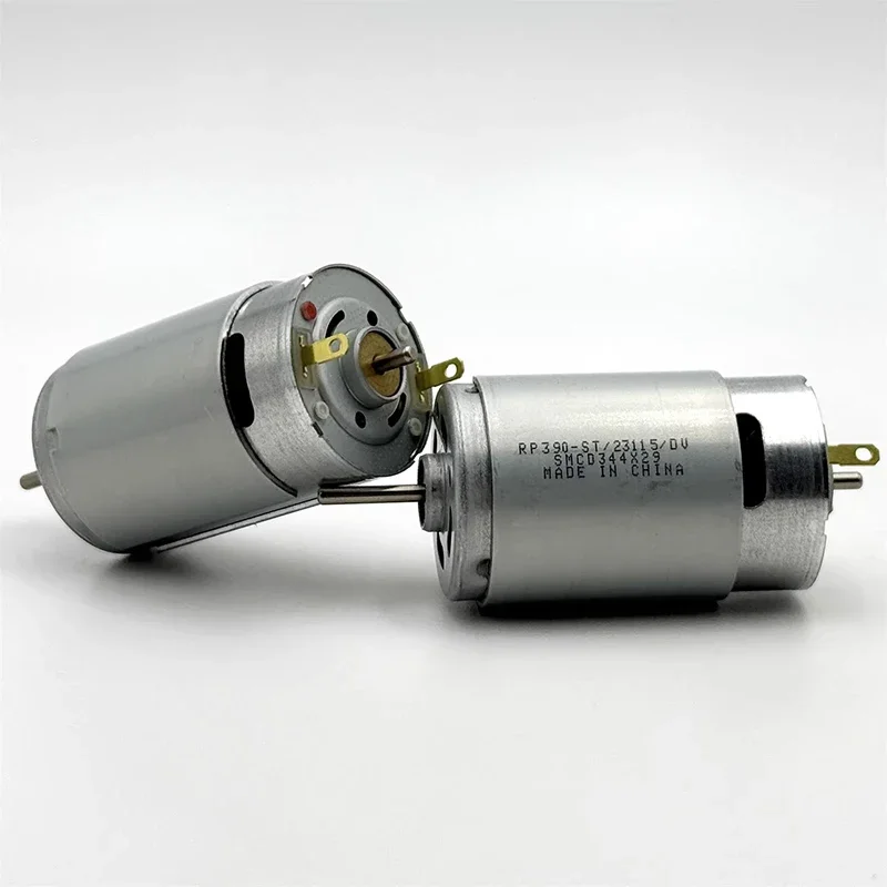 Motore Elettrico RS-395 28mm – 50W DC 12V-18V Con Spazzole In Carbone – Alta Velocità 17.000 RPM, Albero 2,3 Mm – Per Asciugacapelli, Aspirapolvere E Progetti Fai-da-te – Micro Motore Potente E Leggero