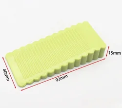 Adjustable Non - Slip Rubber Door Stopper - No Installation Needed (Green - Small)