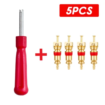 المحمولة الإطارات صمام الأساسية مزيل المثبت أداة إزالة الصواميل سيارة دراجة دراجة نارية الإطارات أدوات إصلاح وجع مفك البراغي - Image 2