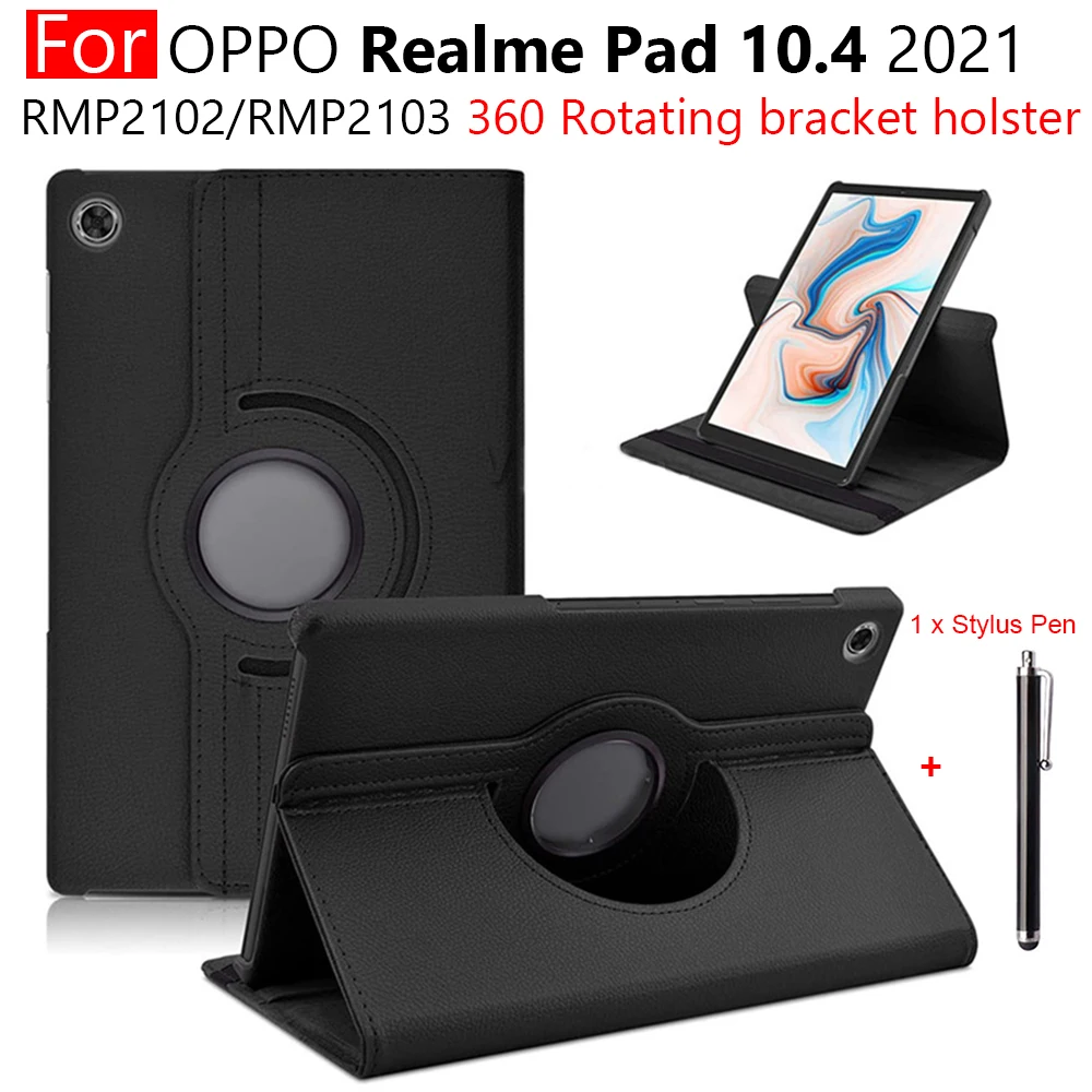 Capa para Tablet de Couro Realme Pad Capa Inteligente para Oppo Pad 11 2023 10.4 2023 Rmp2102 Rmp2103 Capa 360