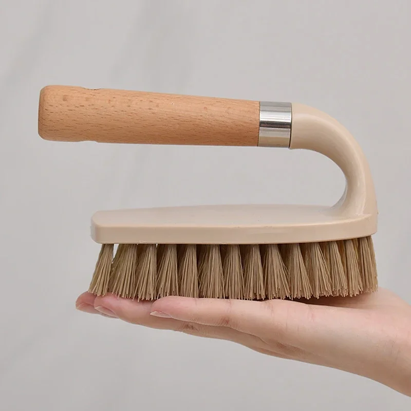 Wooden Cleaning Brush Multifunctional Log Color Shoe Washing Laundry Cleaning Brush Bathroom Floor Decontamination shoe brush laundry brush interior cleaning brush
