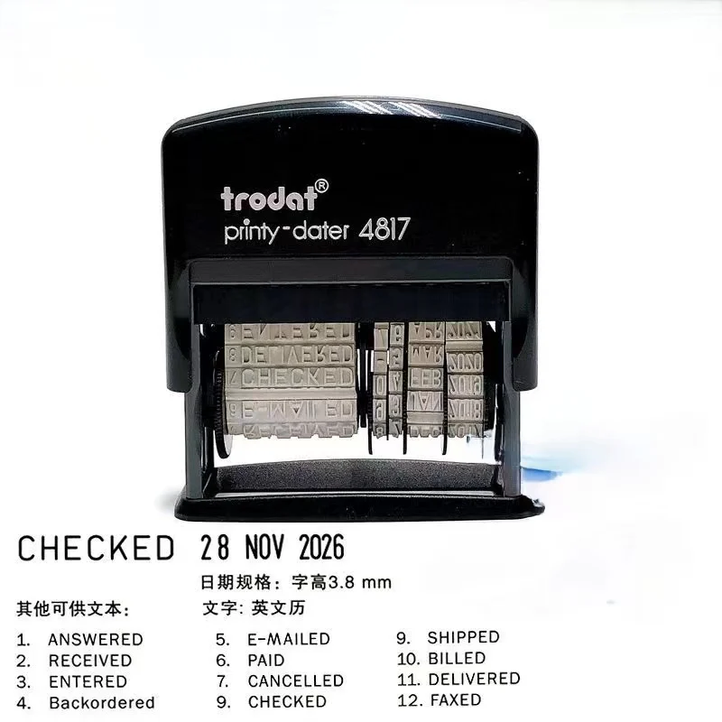 Trodat Printy Dater 4817 Phrases & Dater Stamp | Philippines