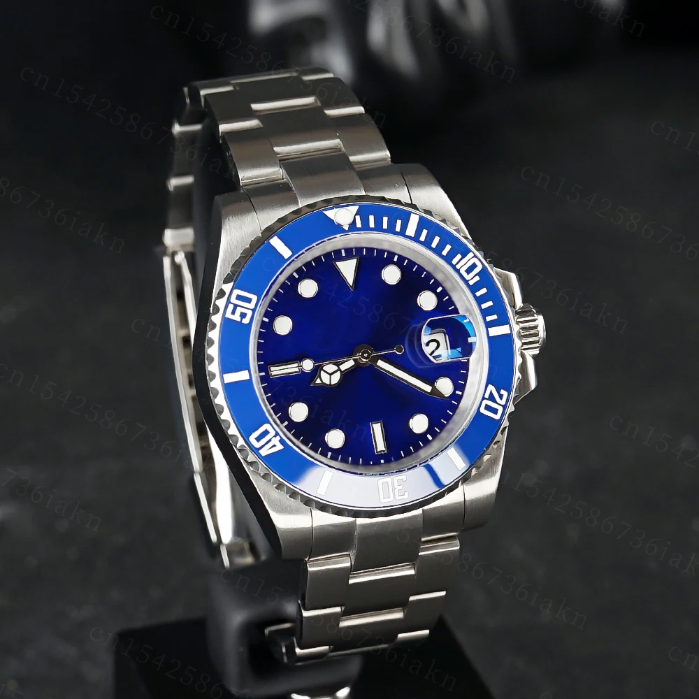 2022 Fashion New 40mm Men's Leisure Sports Sapphire Mirror Stainless Steel Material Waterproof Automatic Mechanical Watch