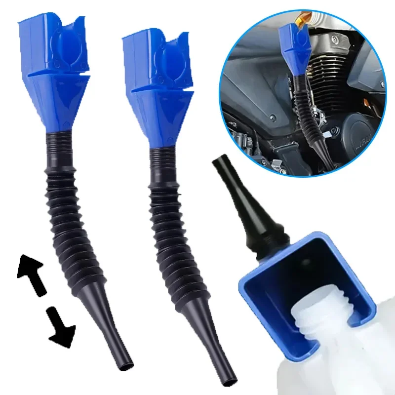 

Car Foldable Refueling Funnel Plastic Gasoline Engine Oil Refueling Funnel Filter Transfer Tool Foldable Portable Funnels