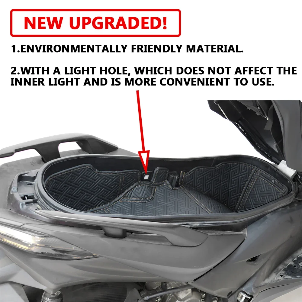 Motorcycle Trunk Cargo Liner Protector Seat Pad Storage Box Mat for Yamaha X MAX 300 125 250 400